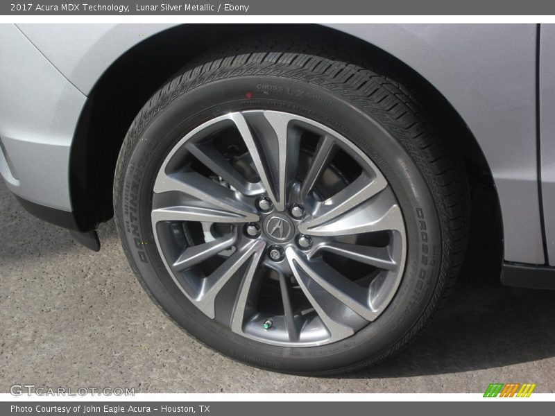 Lunar Silver Metallic / Ebony 2017 Acura MDX Technology