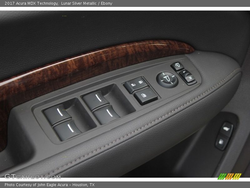 Lunar Silver Metallic / Ebony 2017 Acura MDX Technology