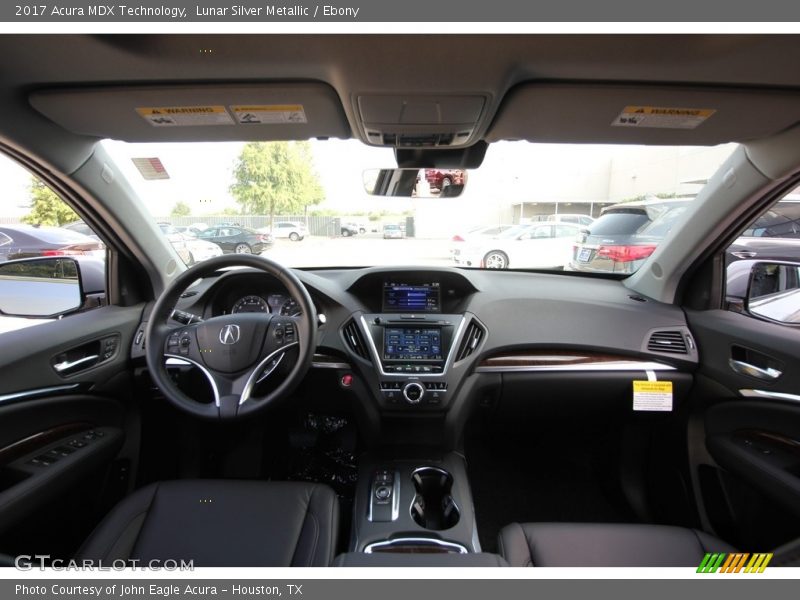 Lunar Silver Metallic / Ebony 2017 Acura MDX Technology