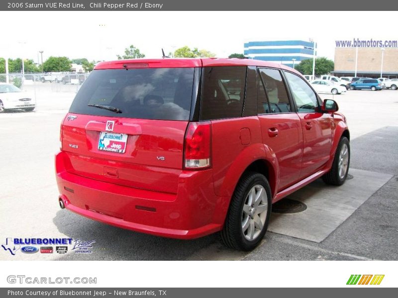 Chili Pepper Red / Ebony 2006 Saturn VUE Red Line