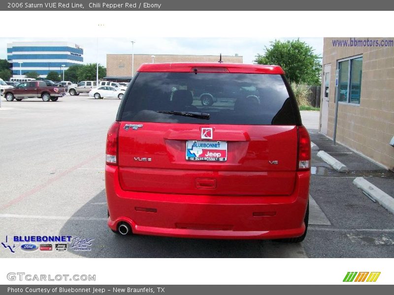 Chili Pepper Red / Ebony 2006 Saturn VUE Red Line