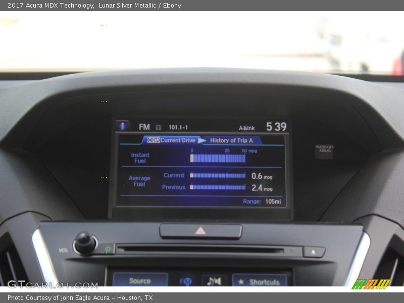 Lunar Silver Metallic / Ebony 2017 Acura MDX Technology