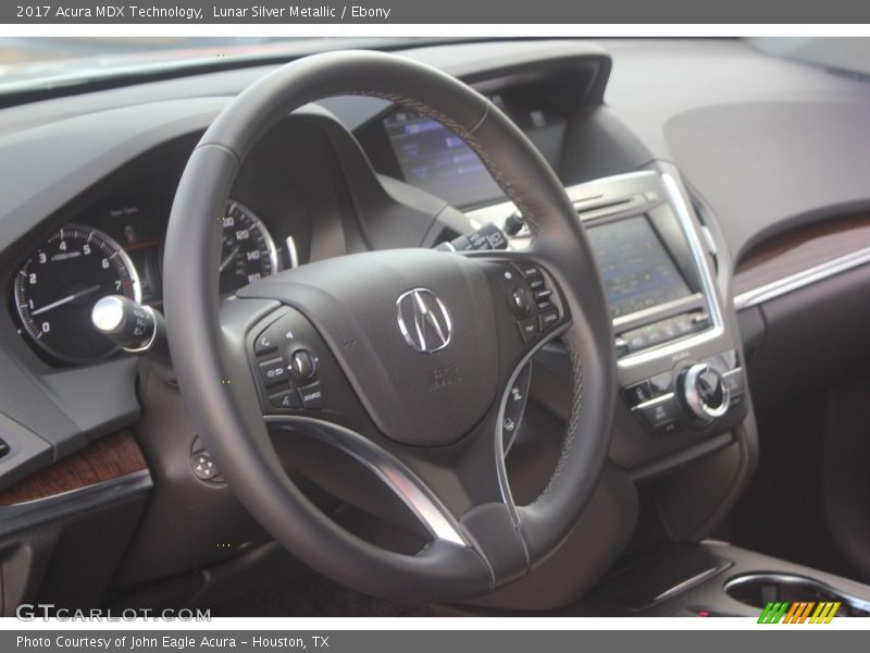 Lunar Silver Metallic / Ebony 2017 Acura MDX Technology