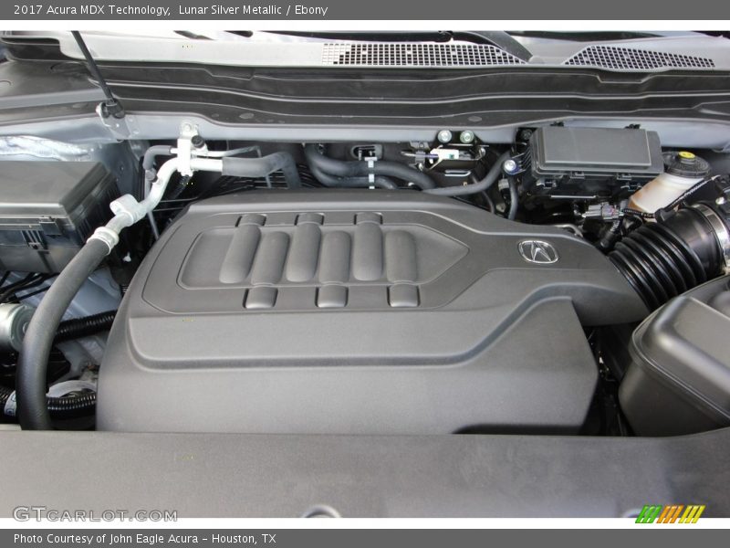 Lunar Silver Metallic / Ebony 2017 Acura MDX Technology