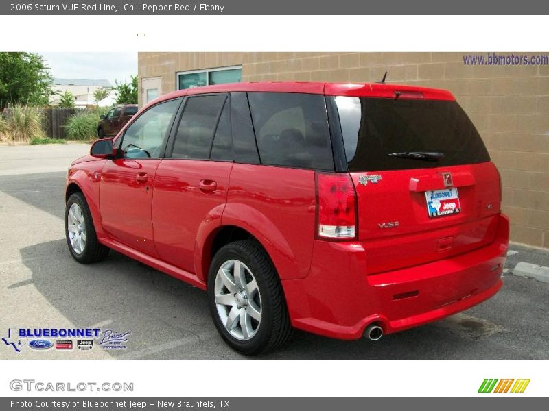 Chili Pepper Red / Ebony 2006 Saturn VUE Red Line