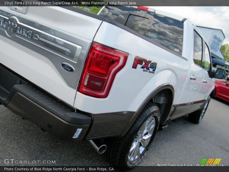 White Platinum / King Ranch Java 2016 Ford F150 King Ranch SuperCrew 4x4