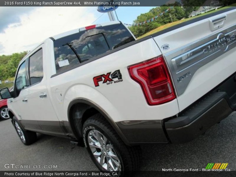 White Platinum / King Ranch Java 2016 Ford F150 King Ranch SuperCrew 4x4