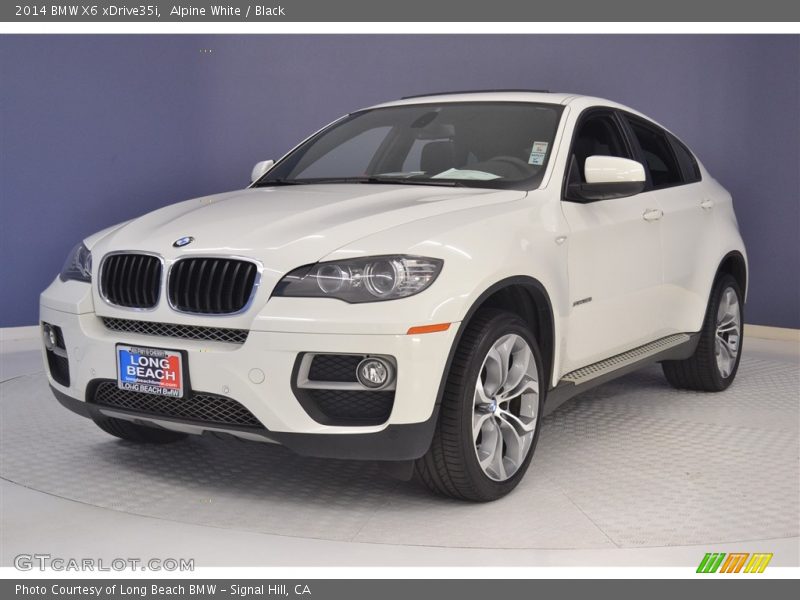 Alpine White / Black 2014 BMW X6 xDrive35i