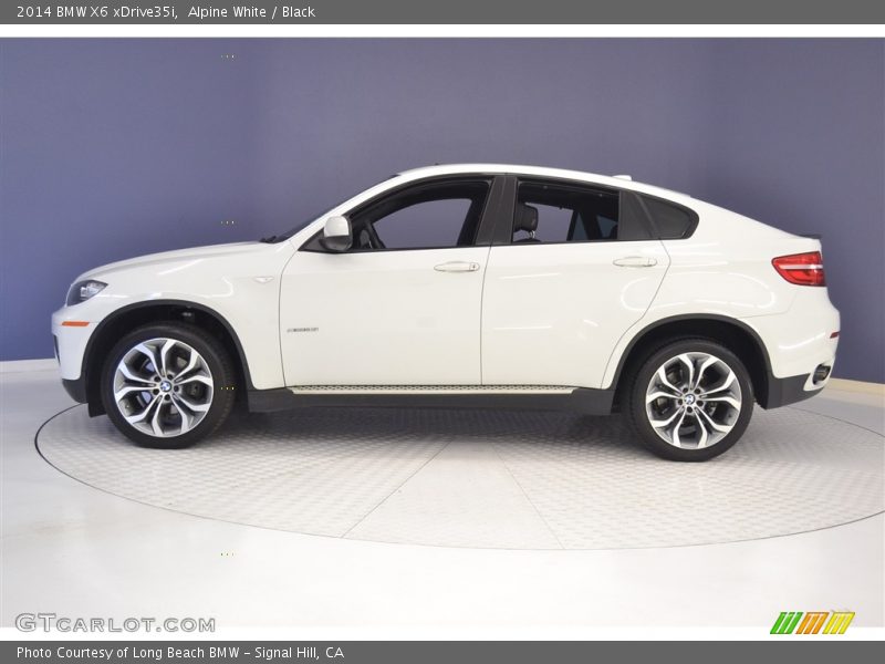Alpine White / Black 2014 BMW X6 xDrive35i