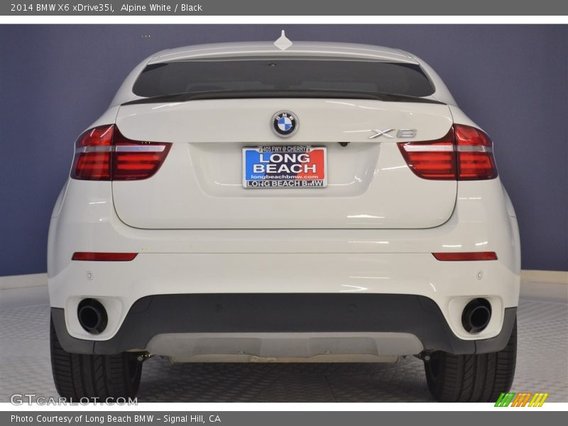 Alpine White / Black 2014 BMW X6 xDrive35i