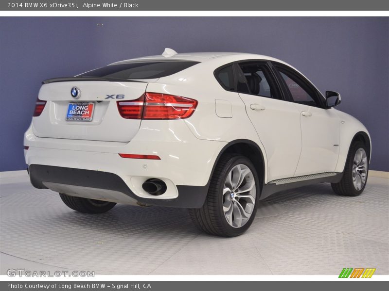 Alpine White / Black 2014 BMW X6 xDrive35i