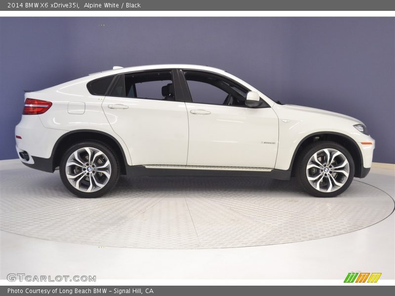 Alpine White / Black 2014 BMW X6 xDrive35i
