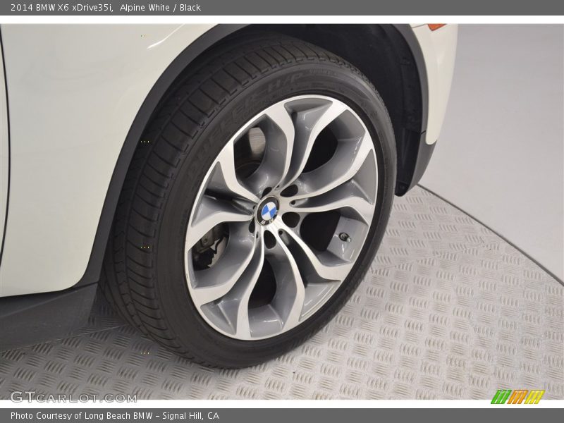Alpine White / Black 2014 BMW X6 xDrive35i