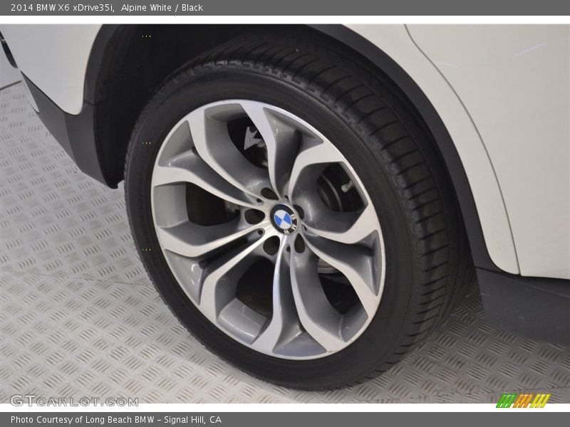 Alpine White / Black 2014 BMW X6 xDrive35i