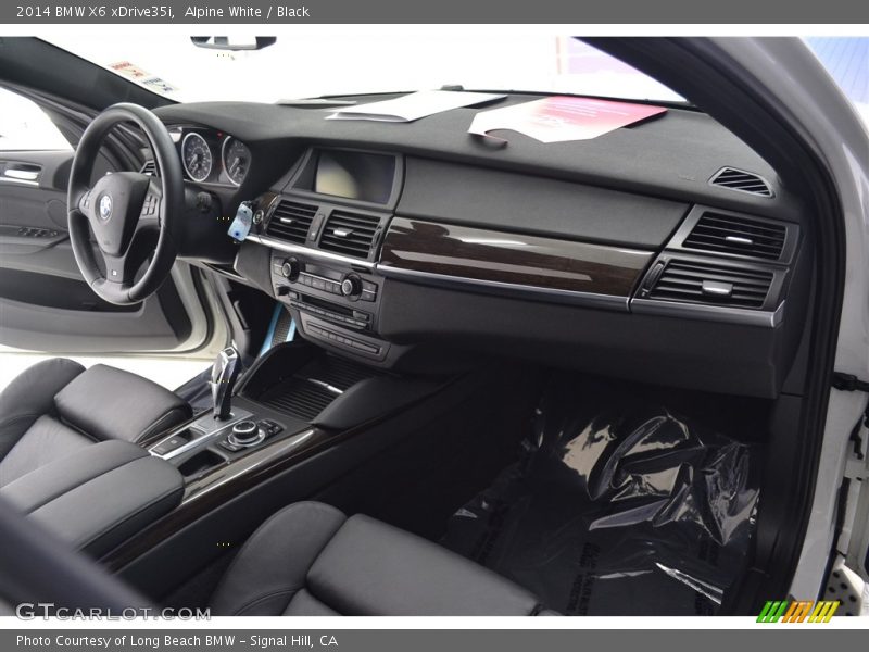 Alpine White / Black 2014 BMW X6 xDrive35i