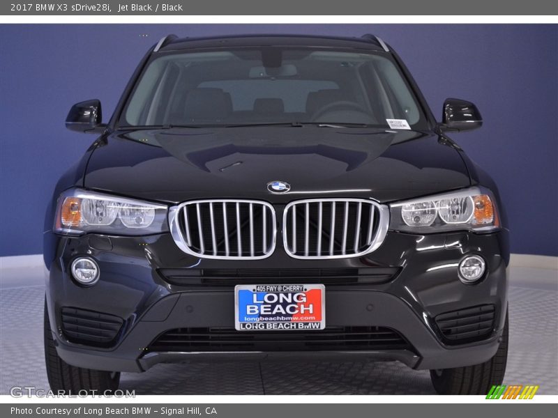 Jet Black / Black 2017 BMW X3 sDrive28i