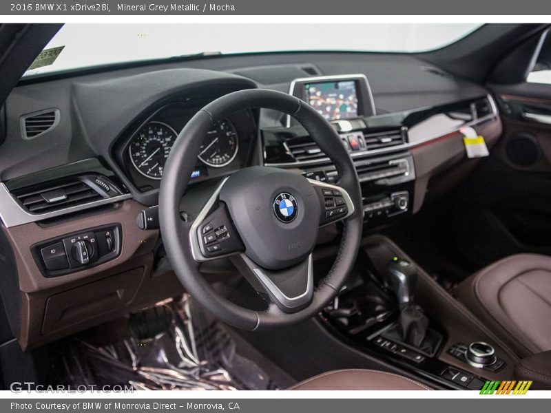 Mineral Grey Metallic / Mocha 2016 BMW X1 xDrive28i