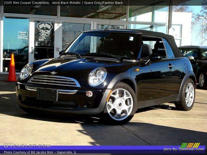 Astro Black Metallic / Space Grey/Panther Black 2005 Mini Cooper Convertible