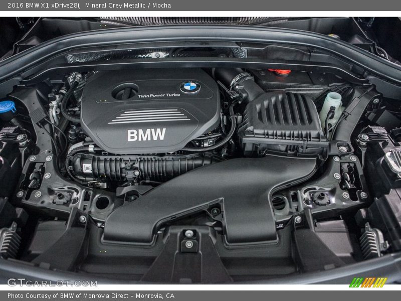 Mineral Grey Metallic / Mocha 2016 BMW X1 xDrive28i