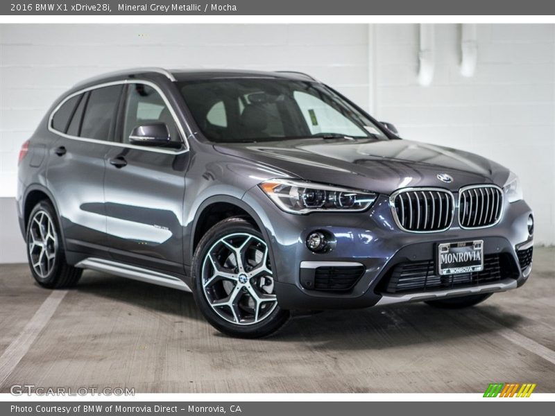 Mineral Grey Metallic / Mocha 2016 BMW X1 xDrive28i