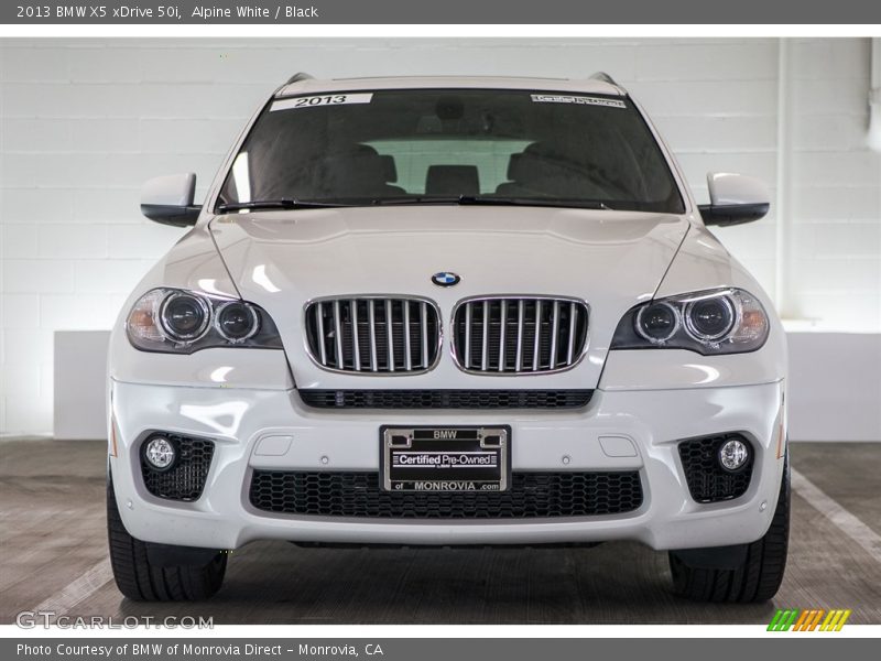 Alpine White / Black 2013 BMW X5 xDrive 50i