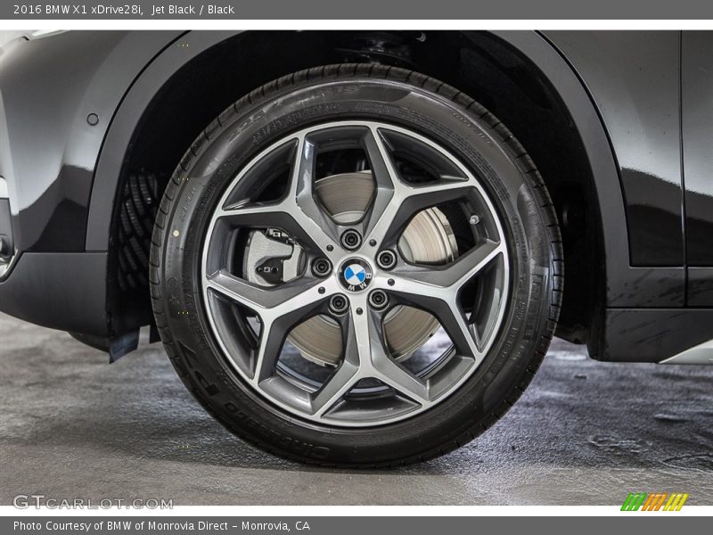 Jet Black / Black 2016 BMW X1 xDrive28i
