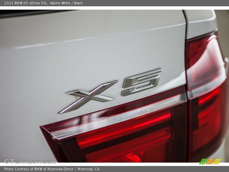 Alpine White / Black 2013 BMW X5 xDrive 50i