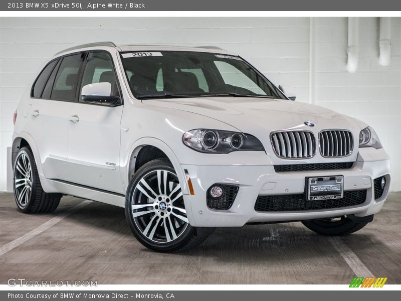 Alpine White / Black 2013 BMW X5 xDrive 50i