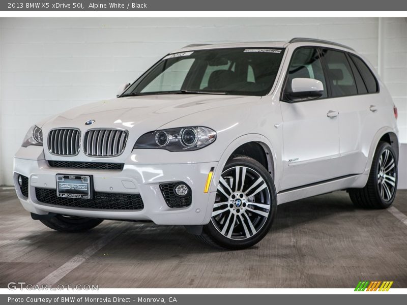 Alpine White / Black 2013 BMW X5 xDrive 50i
