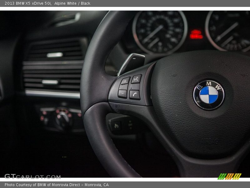Alpine White / Black 2013 BMW X5 xDrive 50i