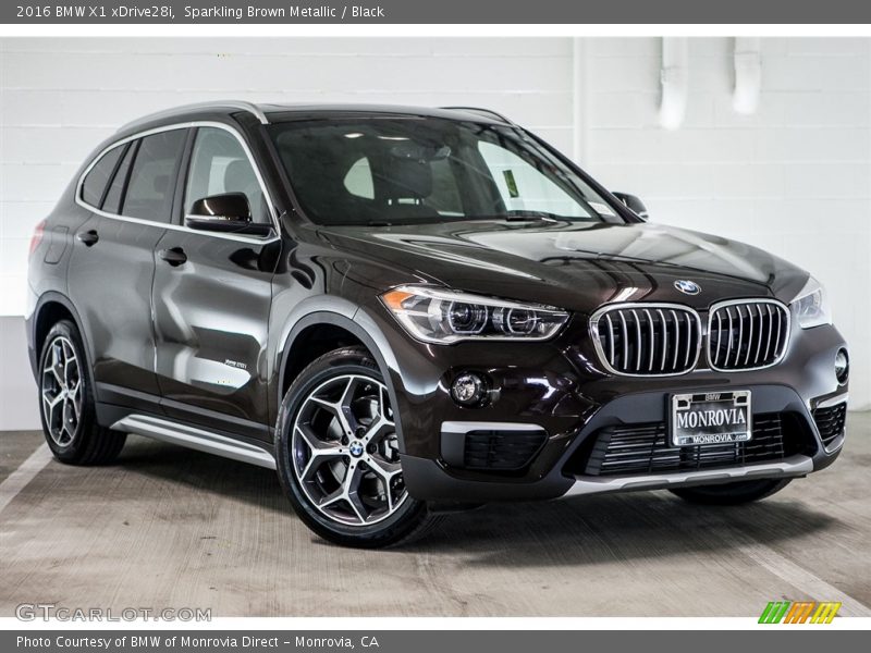 Sparkling Brown Metallic / Black 2016 BMW X1 xDrive28i