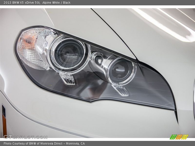 Alpine White / Black 2013 BMW X5 xDrive 50i