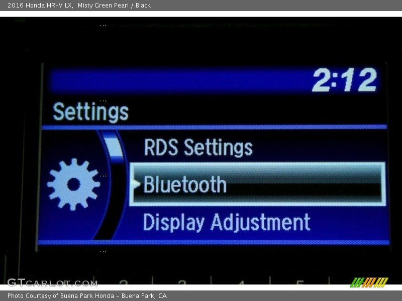 Misty Green Pearl / Black 2016 Honda HR-V LX