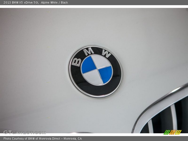 Alpine White / Black 2013 BMW X5 xDrive 50i