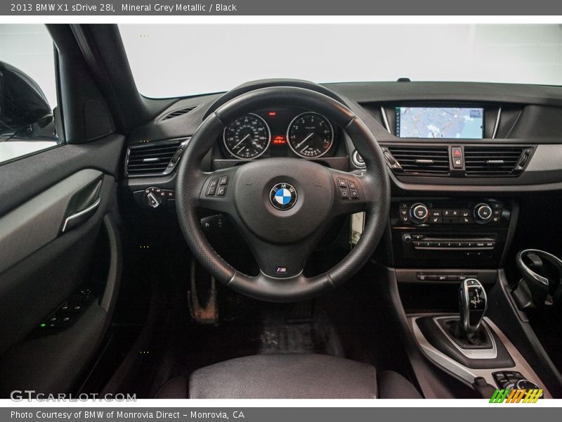 Mineral Grey Metallic / Black 2013 BMW X1 sDrive 28i