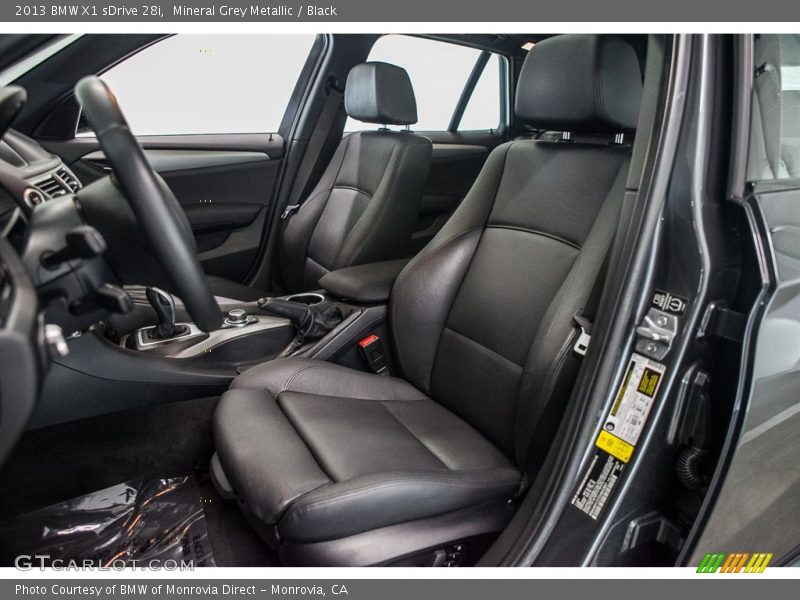 Mineral Grey Metallic / Black 2013 BMW X1 sDrive 28i