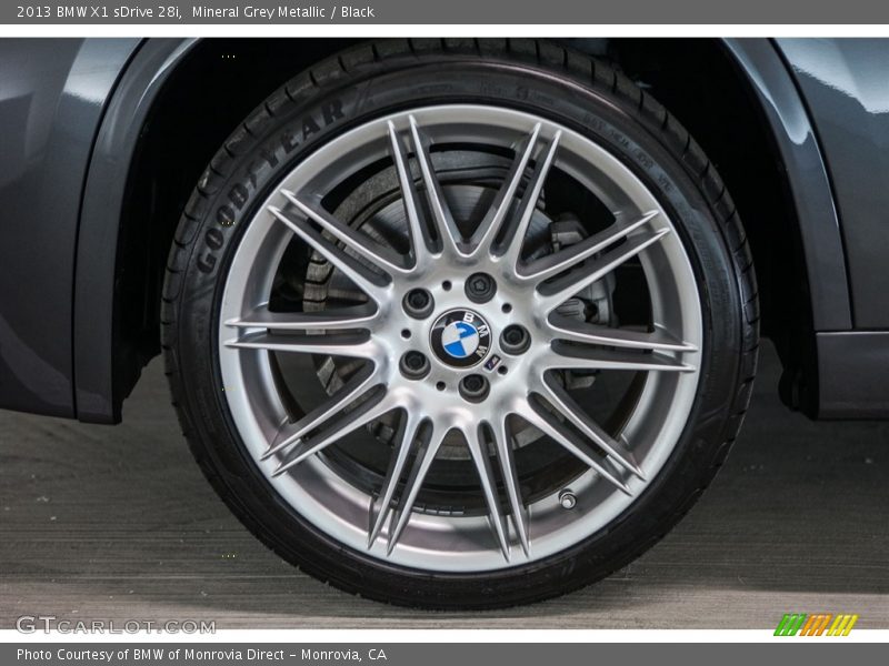Mineral Grey Metallic / Black 2013 BMW X1 sDrive 28i