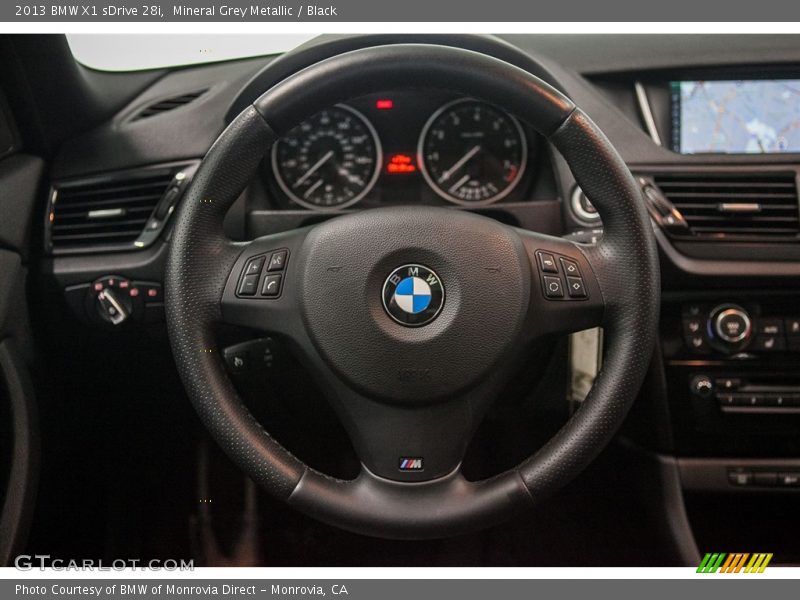 Mineral Grey Metallic / Black 2013 BMW X1 sDrive 28i