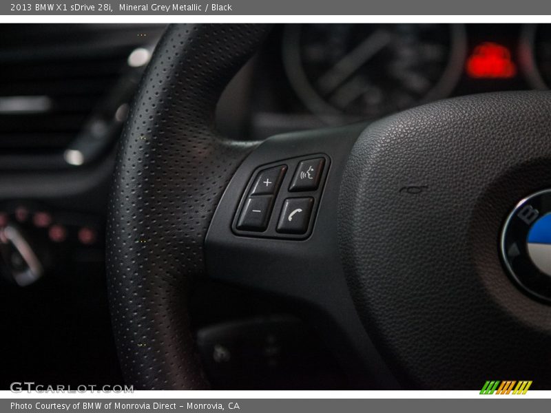 Mineral Grey Metallic / Black 2013 BMW X1 sDrive 28i