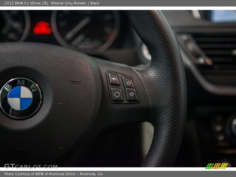 Mineral Grey Metallic / Black 2013 BMW X1 sDrive 28i