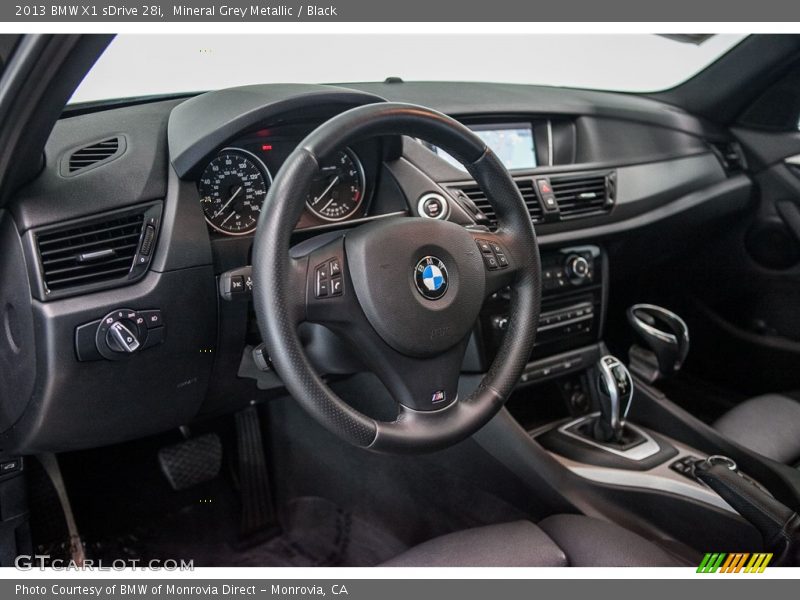 Mineral Grey Metallic / Black 2013 BMW X1 sDrive 28i