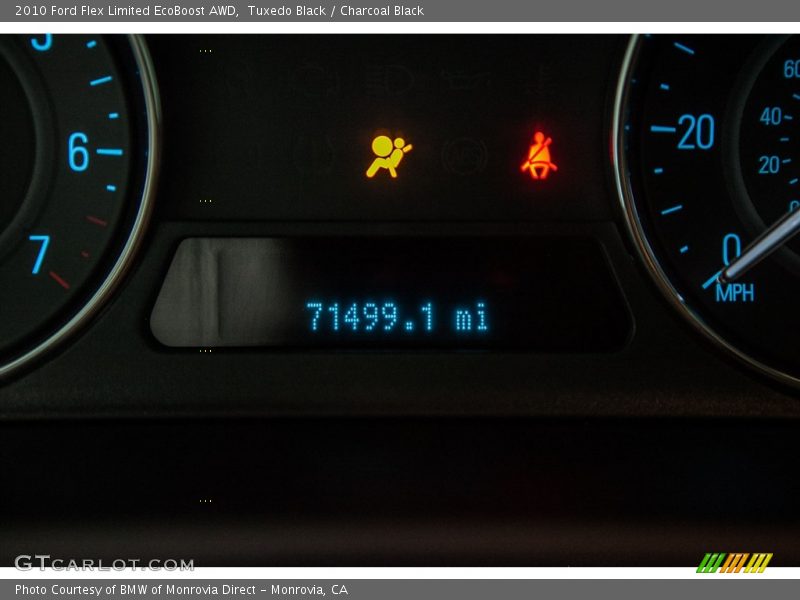 Tuxedo Black / Charcoal Black 2010 Ford Flex Limited EcoBoost AWD
