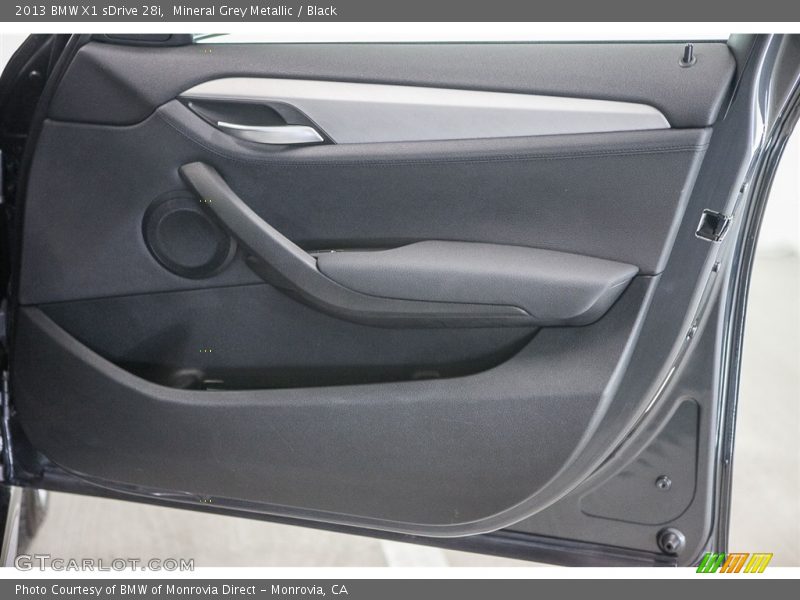 Mineral Grey Metallic / Black 2013 BMW X1 sDrive 28i