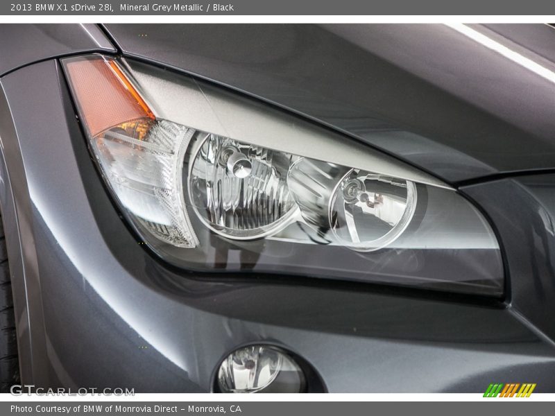 Mineral Grey Metallic / Black 2013 BMW X1 sDrive 28i