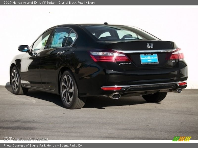 Crystal Black Pearl / Ivory 2017 Honda Accord EX-L V6 Sedan