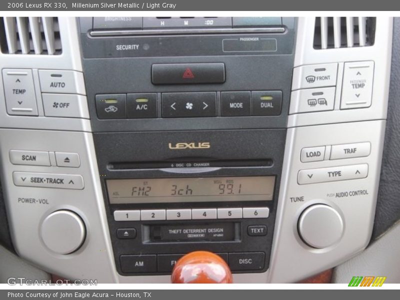 Millenium Silver Metallic / Light Gray 2006 Lexus RX 330