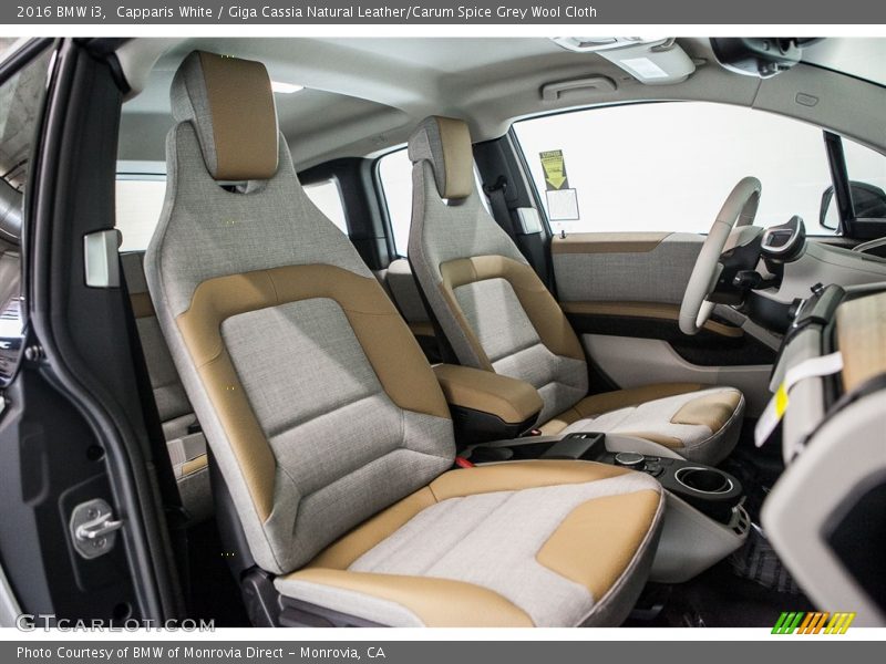Front Seat of 2016 i3 