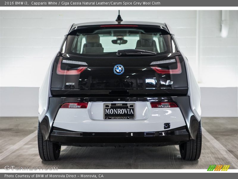Capparis White / Giga Cassia Natural Leather/Carum Spice Grey Wool Cloth 2016 BMW i3