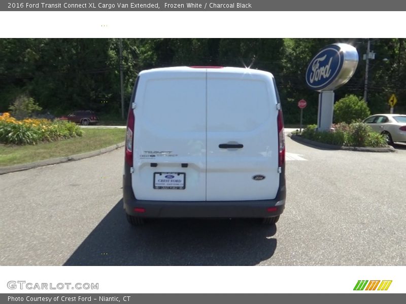 Frozen White / Charcoal Black 2016 Ford Transit Connect XL Cargo Van Extended