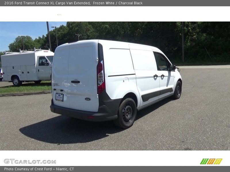 Frozen White / Charcoal Black 2016 Ford Transit Connect XL Cargo Van Extended